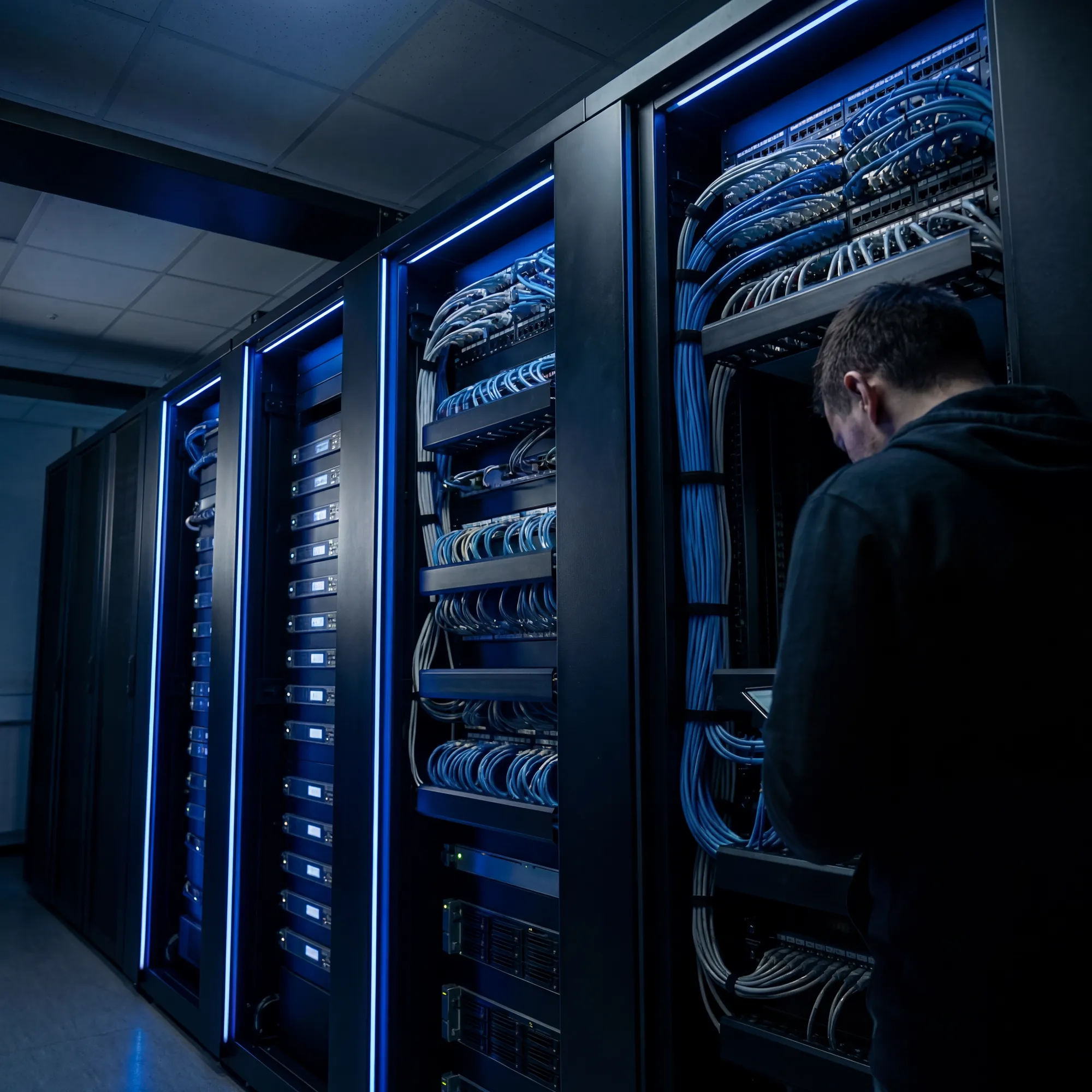 Server room cabling